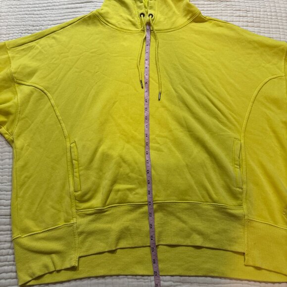 NWT Free People Margarita Hoodie Chartreuse Oversized Pullover – Women’s M - Picture 10 of 13